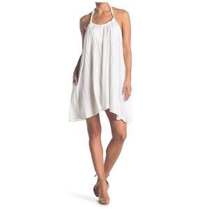 Elan NWOT Halter Neck Cover-Up Dress White Size S